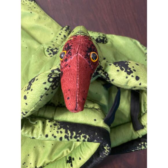 Adventure Planet Green Pterodactyl Dinosaur Costume Wings Kids Pretend Play - Picture 2 of 8